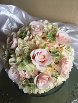  - svadobná kytica ružová s hortenziami - 7949186_