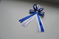 Svadobné pierka - kráľovská modrá aj pre rodičov a svedkov - 7965255_