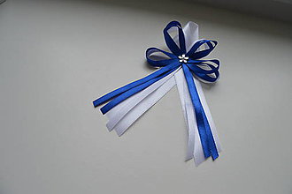 Svadobné pierka - kráľovská modrá aj pre rodičov a svedkov - 7965255_