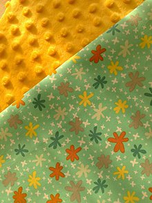 Detský textil - Minky deka *hviezdičky* - 7970773_