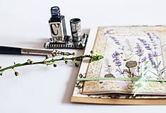 Papiernictvo - Set " Levanduľa" - 7968872_