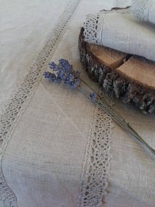 Úžitkový textil - Ľanový obrus Raw Linen - 7971857_