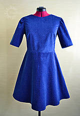 Šaty - Menčestrové šaty s jemnými bodkami - 7987801_