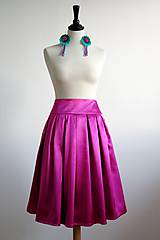 Sukne - slávnostná cyklámenová sukňa - 7988439_