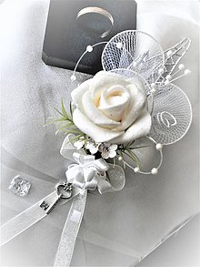 Svadobné pierka - Svadobné pierko pre ženícha - 7991239_