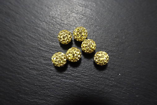 Korálky - Shamballa B-SHBL-Žl1 - 7989160_