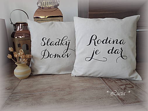Úžitkový textil - Rodina je dar III - 7996195_