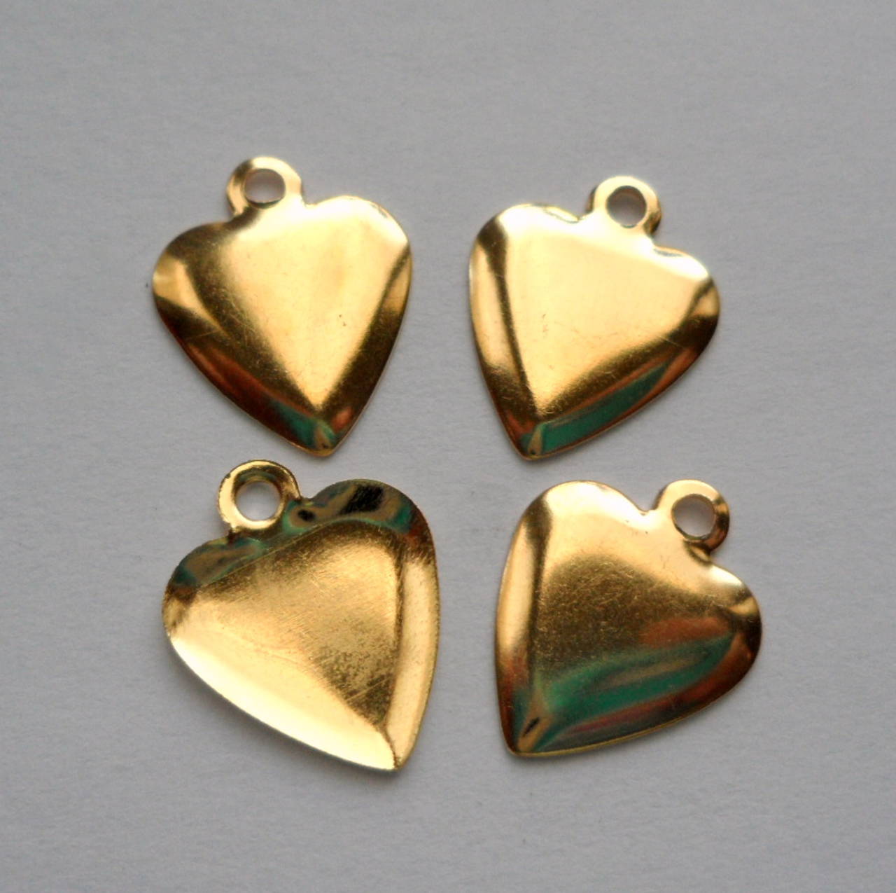 Prívesok srdce 14mm-1ks (pozlátené)