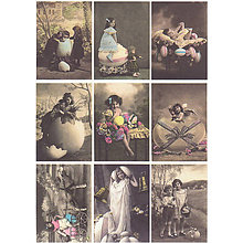 Papier - VÝPREDAJ! Reprint - Vintage Easter (vintage obrázky na Veľkú Noc) - 7998689_