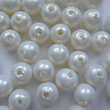 Korálky - GLANCE plast 8mm perleť-20ks - 8006547_