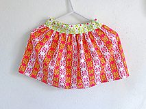 Detské oblečenie - bio suknička "Zapletená s pásikmi" - 8010502_