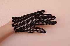 Elegantné háčkované rukavičky