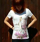 Topy, tričká, tielka - kráľovná ruží - rozlúčkové tričko pre nevestu - 8014601_