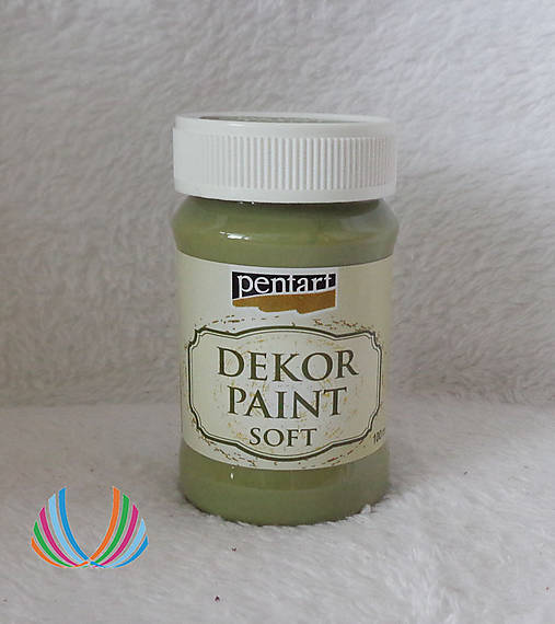  - Decor paint soft - olivová, 100ml, ihneď - 8013431_