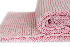 Detský textil - Detská deka ružová - 8016842_