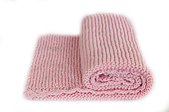Detský textil - Detská deka ružová - 8016844_