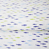  - rybičky; 100 % bavlna Francúzsko, šírka 160 cm, cena za 0,5 m - 8017195_