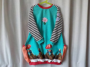 Detské oblečenie - Detské úpletové šaty - Medzi kvapkami - 8016453_