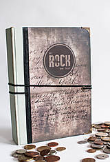 Papiernictvo - "Rock" Diary /na zákazku - 8018003_