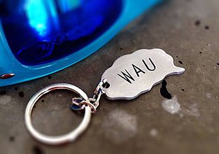Kľúčenky - Je pre mňa "WAU WAU WAU "... komix bublinka - 8020934_
