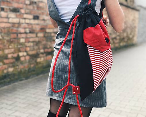 Batohy - BLACK RED - 8020944_