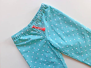 Detské oblečenie - pyžamové nohavice (Hviezdy) - 8019263_