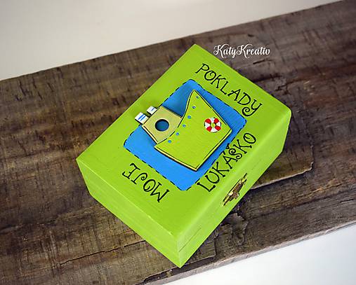 Úložné priestory & Organizácia - krabička na poklady - 8024850_
