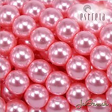 Korálky - Voskované perly - ESTRELA - ružová sv. 12755 (č.25) - 8029582_