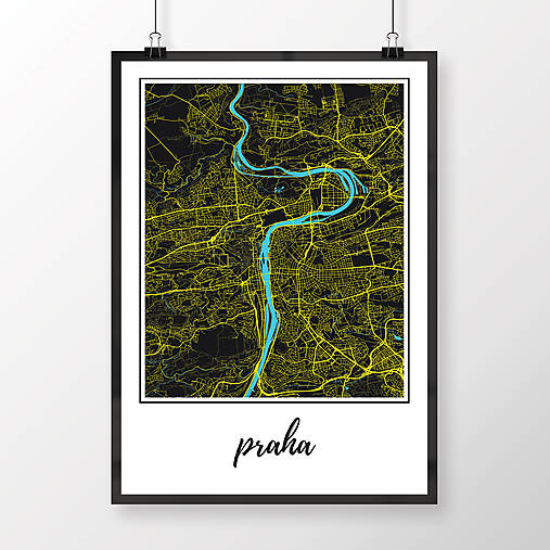 Obrazy - PRAHA, klasická, čierna - 8031314_