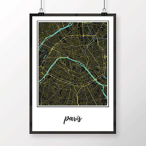 Obrazy - PARÍŽ, klasický, čierny - 8031393_