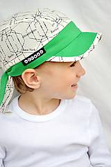 Detské čiapky - Letná pirátka World / green - 8039356_