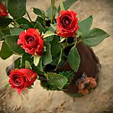 Nádoby - Váza z lesa s jorkšírskym teriérom - 8042767_