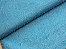 Detský textil - Štrukturovaná modro-tyrkysová - posledná šanca na jednu stranu podložky - 8047212_