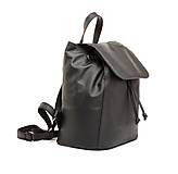 Batohy - Moderný kožený ruksak z pravej hovädzej kože v čiernej farbe - 8052161_