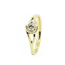 Prstene - Briliantový prsteň XIV - 8051625_