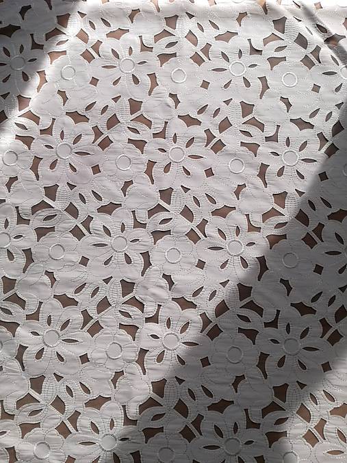 Textil - Koženka s kvetmi - 8056770_