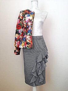 Sukne - Originálna rifľová sukňa Zľava 50% - 8063592_
