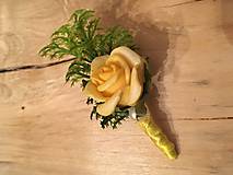 svadobné pierko žltá ruža