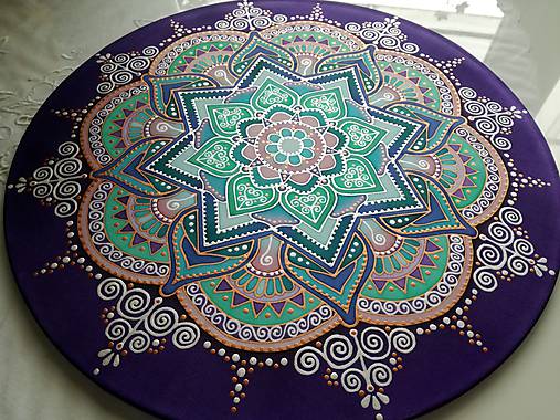 Dekorácie - Mandala zmierenia a vnútorného pokoja II. - 8071145_