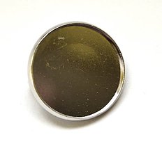 Komponenty - Brošňa kruh platinová farba, 18 mm /BK18p/ - 8075972_