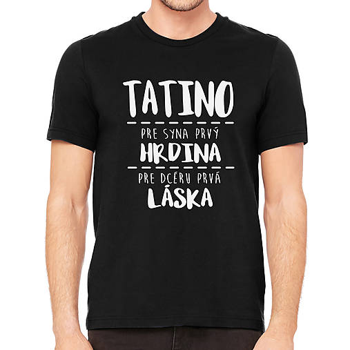  - Pánske tričko HRDINA a LÁSKA (L) - 8092478_
