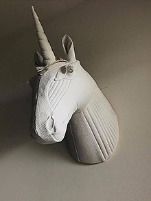Dekorácie - white unicorn - 8098954_