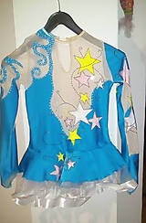 Detské oblečenie - Modré šaty s hviezdami - 8097119_
