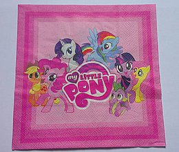 Papier - Servítka My Little Pony 4ks (S35) - 8096379_