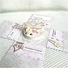 Papiernictvo - Svadobná krabička na želanie - 8101134_