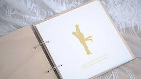 Papiernictvo - Drevena svadobná kniha hostí - 8105181_