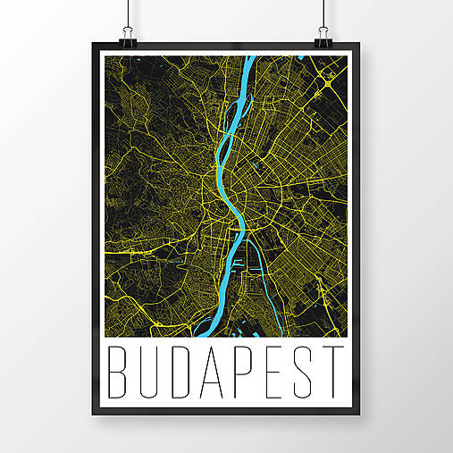 Obrazy - BUDAPEŠŤ, moderná, čierna - 8109190_