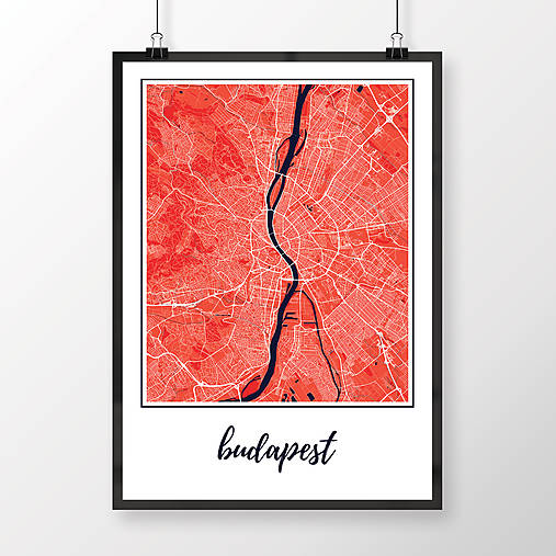 Obrazy - BUDAPEŠŤ, klasická, červená - 8109227_