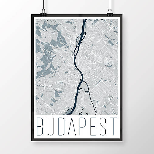 Obrazy - BUDAPEŠŤ, moderná, svetlomodrá - 8109306_