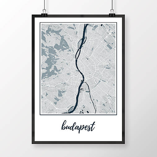 Obrazy - BUDAPEŠŤ, klasická, svetlomodrá - 8109315_